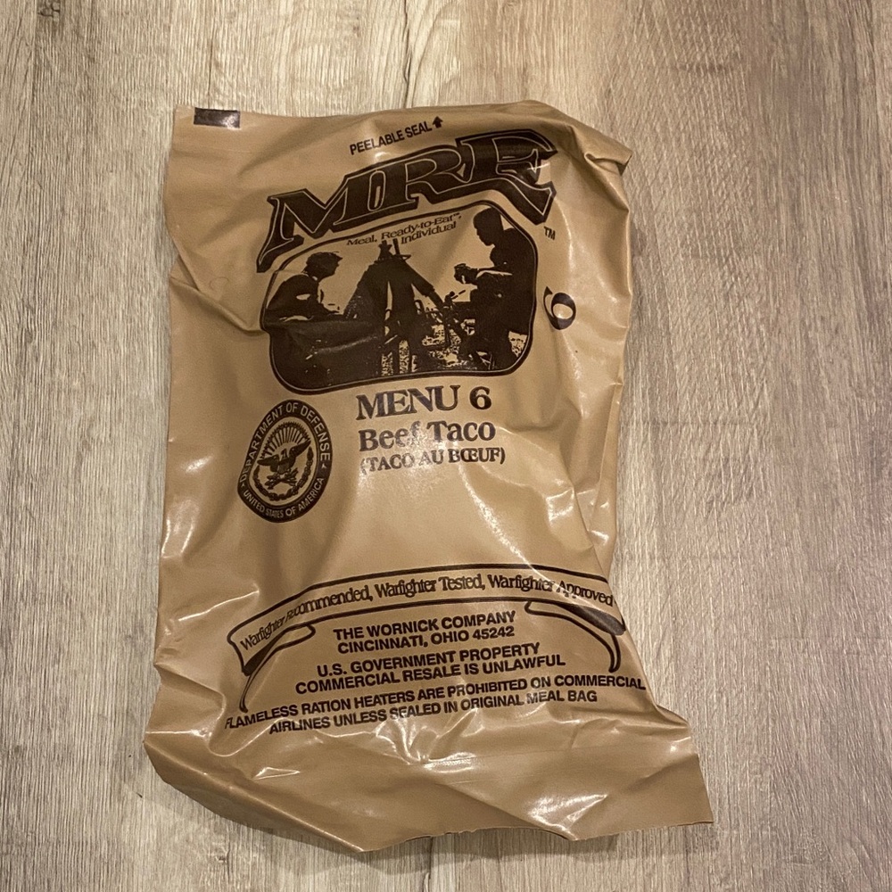 MRE #6 Beef Taco